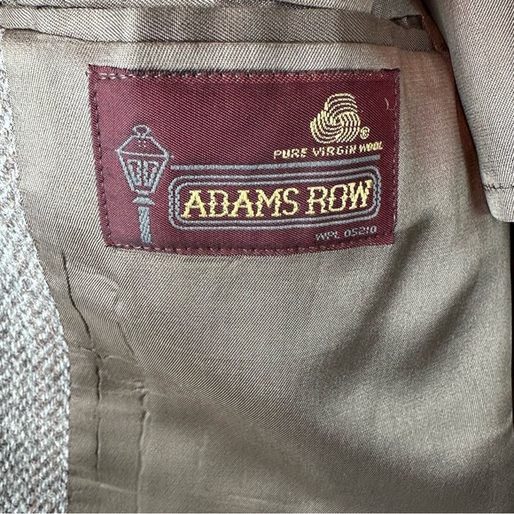 Adam's Row Vintage Pure Virgin Wool Blazer - Picture 2 of 11